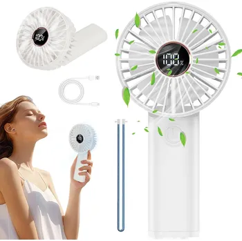 Domácí ventilátor Mini ventilátor Bedee, ruční ventilátor, bílý