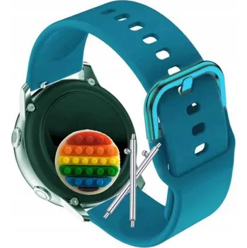 Pouzdro na mobilní telefon Pásek Řemínek pro Huawei Watch 3, Mořský silikonový pásek, nastavitelný