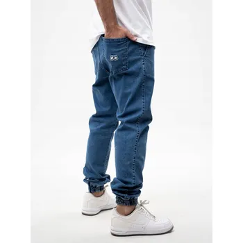 Dámské spodní prádlo Džíny Jogger Pánské se Stahovací Gumou Světle Modré Lucky Dice XL