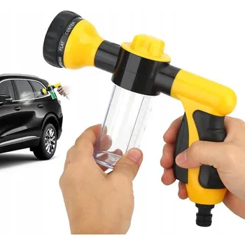 Postřikovač VYSOKOTLAKÁ PĚNOVÁ TRYSKA NA ZAHRADNÍ HADICI S DÁVKOVAČEM MÝDLA