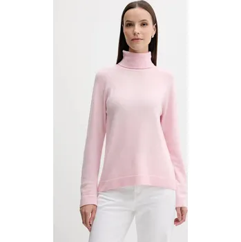 Dámský svetr Svetr s příměsí vlny United Colors of Benetton 1035D2551 růžová 30X, vel. XL