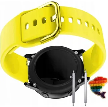 Pouzdro na mobilní telefon Řemínek Řemínek pro Maxcom FW67 TITAN Pro, Silikonový Žlutý Smyčka, nastavitelný