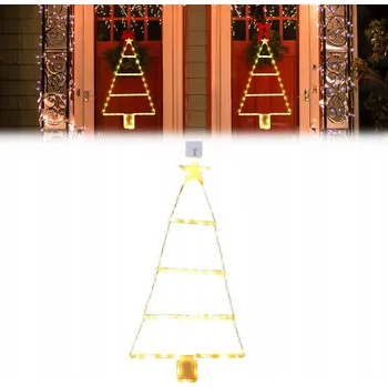 Vánoční dekorace LED světelný řetěz vánoční osvětlení na stromeček teplá bílá okna girlanda světýlka