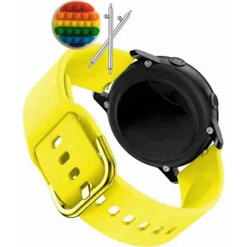 Pouzdro na mobilní telefon Řemínek Řemínek pro Manta Kevin SWK02PK, Silikonový Žlutý Smyčka, nastavitelný