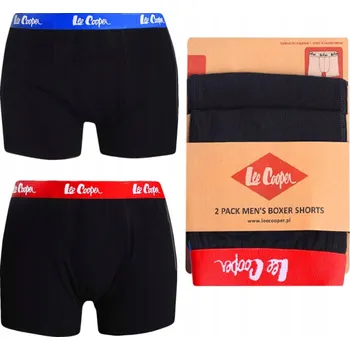 Pánské oblečení LEE COOPER Pánské boxerky 9543 BLACK BLACK XL