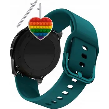 Pouzdro na mobilní telefon Pásek Řemínek pro Hama Fit Watch 4910, Silikon Zelený Poutko, nastavitelný