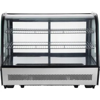 Vinotéka CHLADICÍ VITRÍNA PULT NA NÁPOJE INOX ČERNÁ LED 100L 88X56.8X68.6 CM TECHNICA