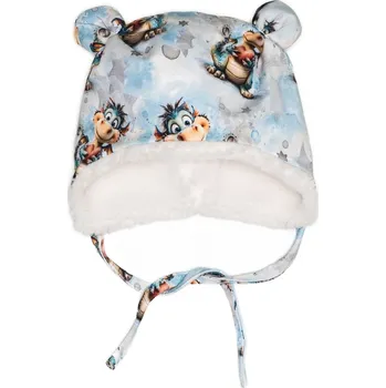 Čepice Čepička s oušky zimní - Dráček Velikost: XS