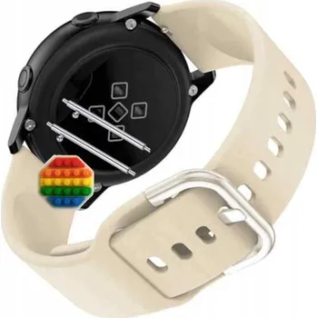 Pouzdro na mobilní telefon Pásek Řemínek pro Coros APEX 2, Silikon Béžová Poutko, nastavitelný