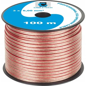 elektrický kabel Cabletech KAB0362 Reproduktorový kabel CCA 2x6.0mm2