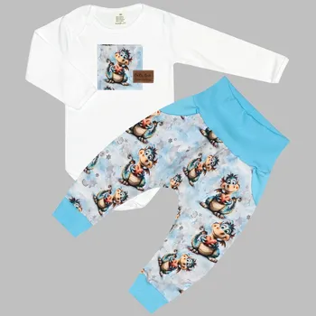 Komplet - Bodyčko a tepláčky Dráček Velikost: 68