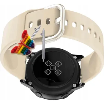 Pouzdro na mobilní telefon Pásek Řemínek pro Maxcom Fit FW35 Aurum, Silikon Béžová Poutko, nastavitelný