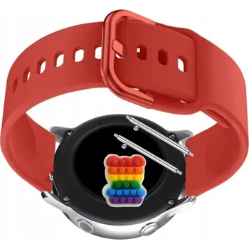 Pouzdro na mobilní telefon Pásek Řemínek pro Garmin Venu, Silikon Červený Poutko, nastavitelný