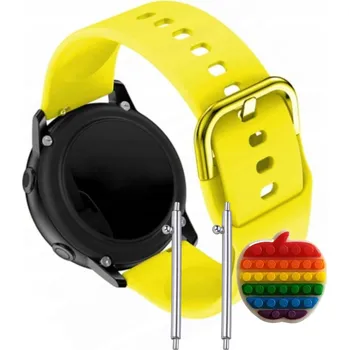 Pouzdro na mobilní telefon Řemínek Řemínek pro Garett Kids Protect 4G, Silikonový Žlutý Smyčka, nastavitelný