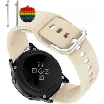 Pouzdro na mobilní telefon Řemínek Řemínek pro Nerunsa Chytré Hodinky P66D, Silikonový Béžový Smyčka, nastavitelný