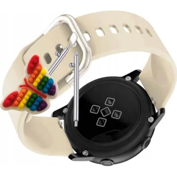 Pouzdro na mobilní telefon Pásek Řemínek pro Zeblaze Ares 3 Plus, Silikon Béžová Poutko, nastavitelný