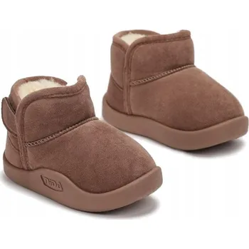 Dívčí sněhule Permani dětské sněhule hnědé, velikost 24