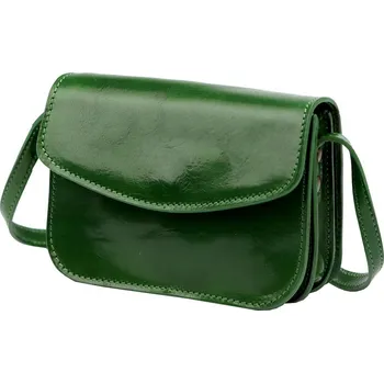 Kožená kabelka Florence zelená KZ2253293
