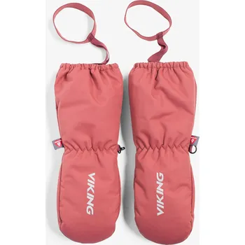 Rukavice Dětské zimní rukavice/palčáky - EXPOWER INSULATED MITTENS - Dark Pink, Viking Oblečení velikost: Velikost 5 (5-7 let)