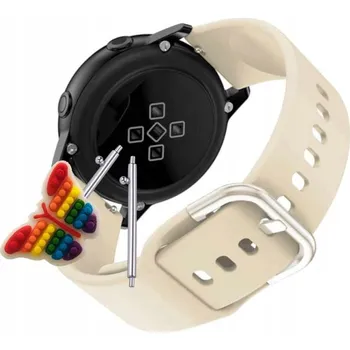 Pouzdro na mobilní telefon Řemínek Řemínek pro JG Smart JGR-67, Silikonový Béžový Smyčka, nastavitelný