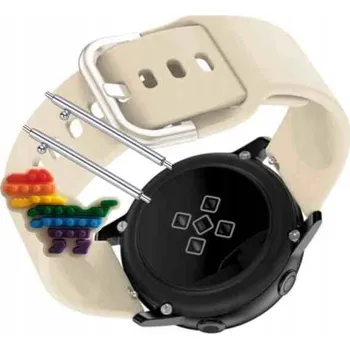 Pouzdro na mobilní telefon Řemínek Řemínek pro Grv FC01, Silikonový Béžový Smyčka, nastavitelný