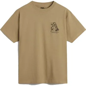 Pánská móda TRIKO VANS Moving Co S/S - béžová - S + při osobním odběru 845 Kč