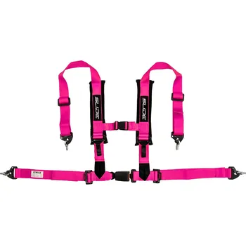 Návlek na bezpečnostní pás Bezpečnostní pásy 4-bodové Slide V2 růžové 2" homologace E4