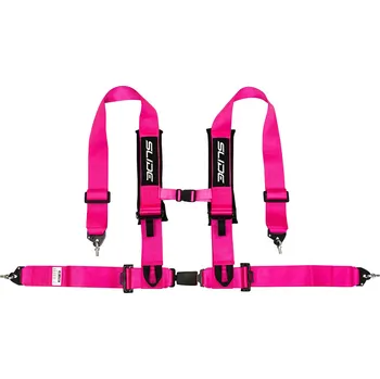 Návlek na bezpečnostní pás Bezpečnostní pásy 4-bodové Slide V2 růžové 3" homologace E4