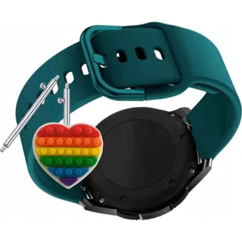 Pouzdro na mobilní telefon Pásek Řemínek pro Garmin Vivoactive 4, Silikon Zelený Poutko, nastavitelný