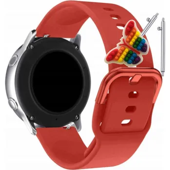 Pouzdro na mobilní telefon Pásek Řemínek pro Blackview X1 BV-X1, Silikon Červený Poutko, nastavitelný