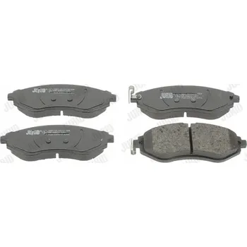 Brzdová destička BRZDOVÉ DESTIČKY PŘEDNÍ NÁPRAVY JURID CHEVROLET AVEO / KALOS