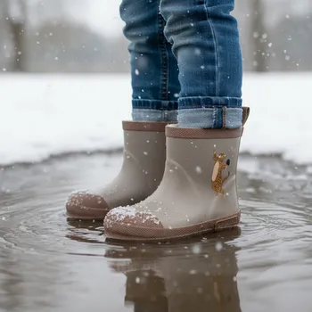 Chlapecká obuv KONGES SLOJD Termoboty WELLY - PING PONG SAGE Velikost: 28