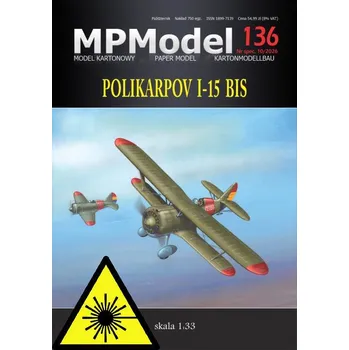 Papírový model Polikarpov I-15 bis - plastová kola