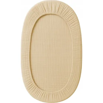 Prostěradlo Prostěradlo mušelínové s gumou do korbičky kočárku 80x40 100% bavlna premium