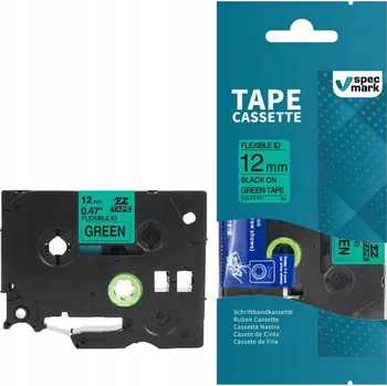 Pásek do tiskárny PÁSKA SPECMARK PRO BROTHER TZe-FX731 12MM Zelená FLEXIBILNÍ (Elastická)