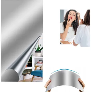 Zrcadlo SAMOLEPICÍ ZRCADLO NA ZEĎ ZRCADLOVÉ DLAŽDICE ZRCADLA DO POSILOVNY