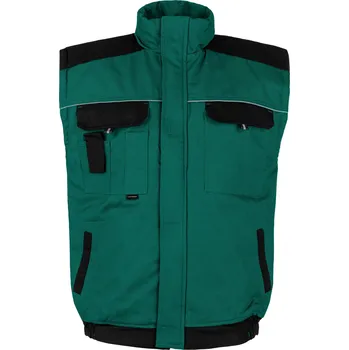pracovní vesta Primo bavlněná zateplená vesta zelená černá XL ODĚVY Sklad18 012-K90V-XL (ODĚVY Sklad18)