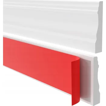 soklová lišta Lišta Questprofile PVC 6,5 x 32, délka 500 cm, bílá