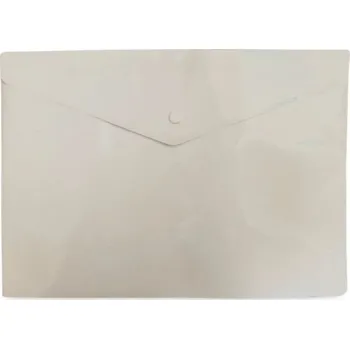 Plastová složka A4 s klipem BÍLÁ / MLÉČNÁ 605319