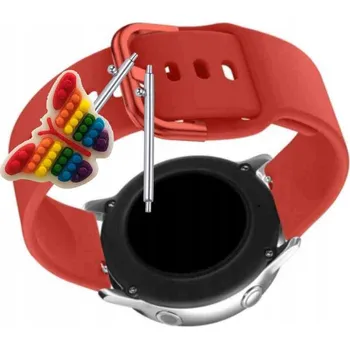 Pouzdro na mobilní telefon Pásek Řemínek pro TouchElex TGW008, Silikon Červený Poutko, nastavitelný