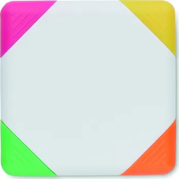 Zvýrazňovač Čtvercový zvýrazňovač 5 bez potisku bez potisku