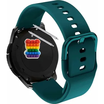 Pouzdro na mobilní telefon Pásek Řemínek pro Amazfit BIP 5, Silikon Zelený Poutko, nastavitelný