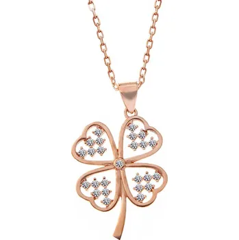 Náhrdelník stříbrný náhrdelník Elara bílá