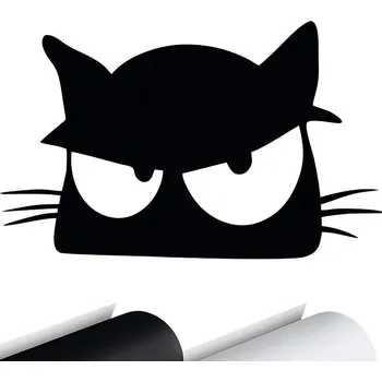 Samolepicí dekorace na vozidlo NÁLEPKA auto | KOČKA KOTĚ PODEZŘELÁ ZÁSTUPNÁ Vtipné