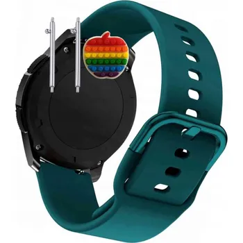 Pouzdro na mobilní telefon Řemínek Řemínek pro Mobvoi TicWatch E3, Silikonový Zelený Smyčka, nastavitelný