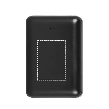 Powerbanka LEAKEY 10. Powerbanka 10 000 mAh ve recyklovaného ABS (100% rABS) 1 Lower front, 35 x 50 Sítotisk (plast, papír), 3 barvy