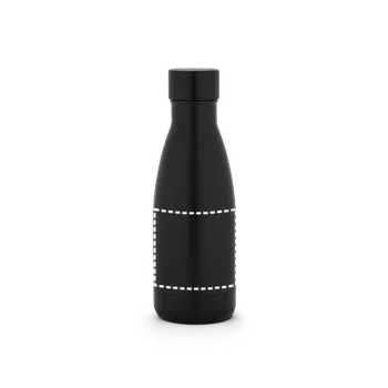 Termoska RE-BUFFON S. Termoska vyrobená z 90% recyklované nerezové oceli 400 ml 3 Hrnek, 200 x 65 Rotační laser, 1 barva