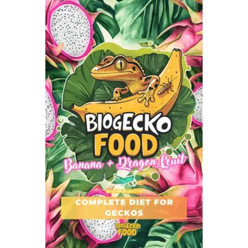 Krmivo pro terarijní zvíře Biogecko Food Banán & Dračí ovoce Hmotnost: 100 g