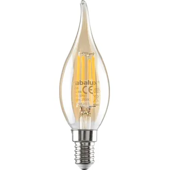 Žárovka Rabalux LED Filament svíčková žárovka plamínek CF35 AMBER 4W E14 380Lm 4000K