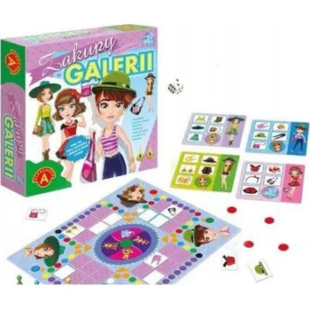 Desková hra Stolní hra Nákupy v galerii - rodinná zábava, hra, vzdělávací, společenská, strategická, zábavná, stolní hry, karetní, dovednostní, rekreační Alexander